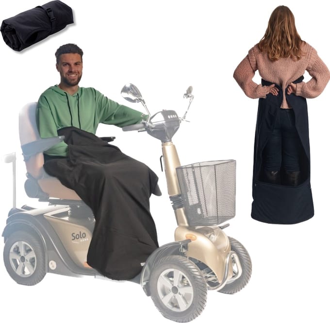 Belieff Scootmobiel deken met voetenzak