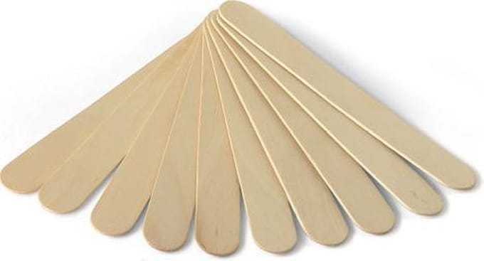 Waxspatels voor ontharingswax | harsspatels | 100 stuks| tongspatels | 150 x 20 mm