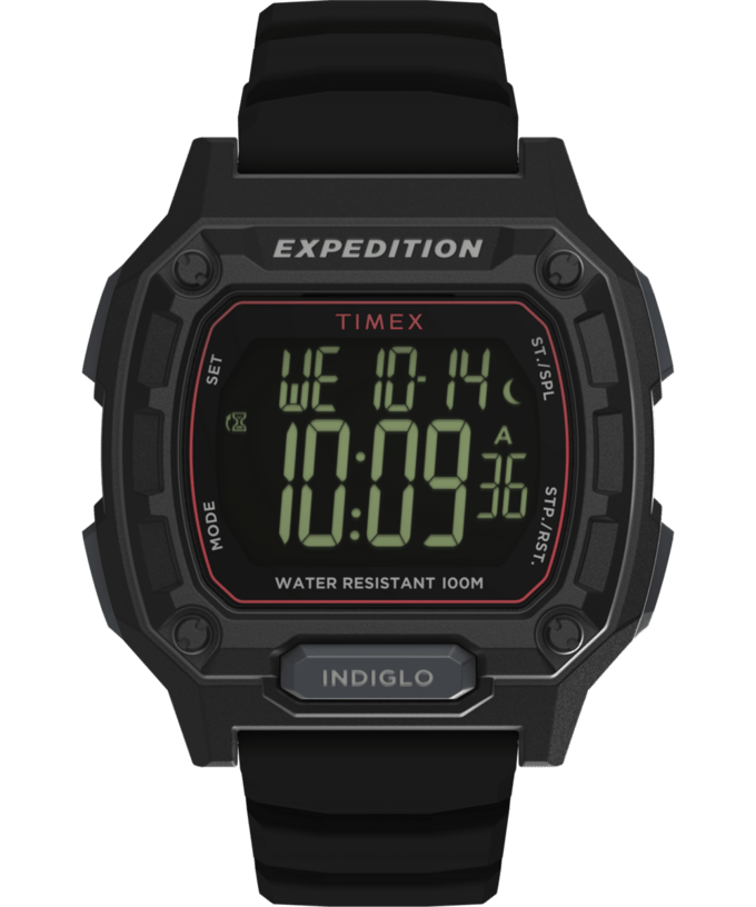 Timex Expedition North Ridge TW4B34400 Horloge - Siliconen - Zwart - Ø 43 mm