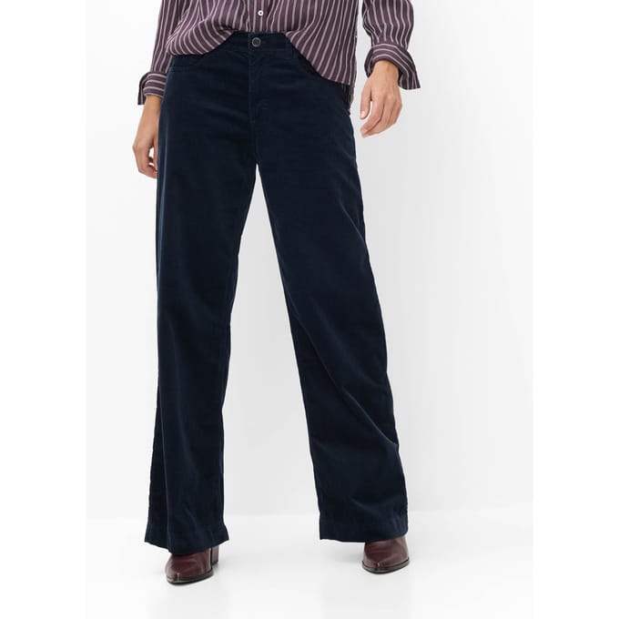 Brax Dames Palazzobroek  Style MAINE NAVY, donkerblauw, maat 40K