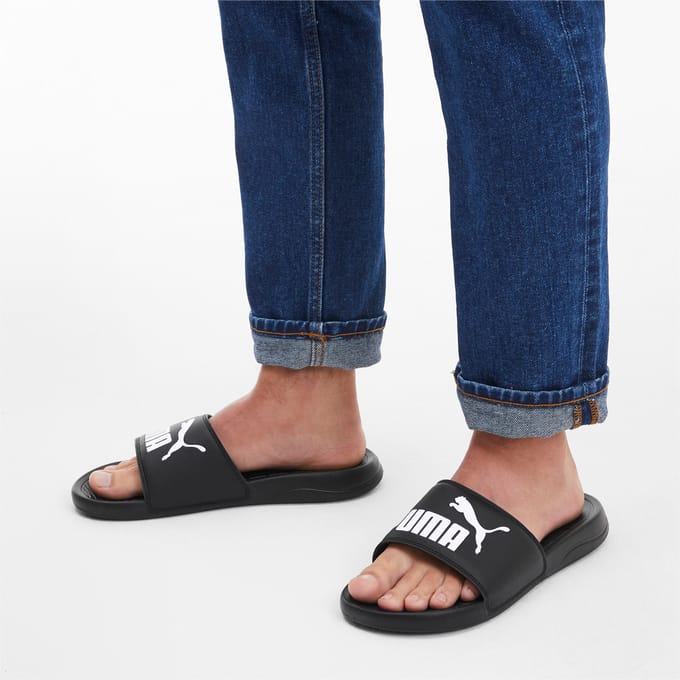 PUMA Popcat 20 BX Unisex Slippers - PUMA Black-Puma Black-PUMA White