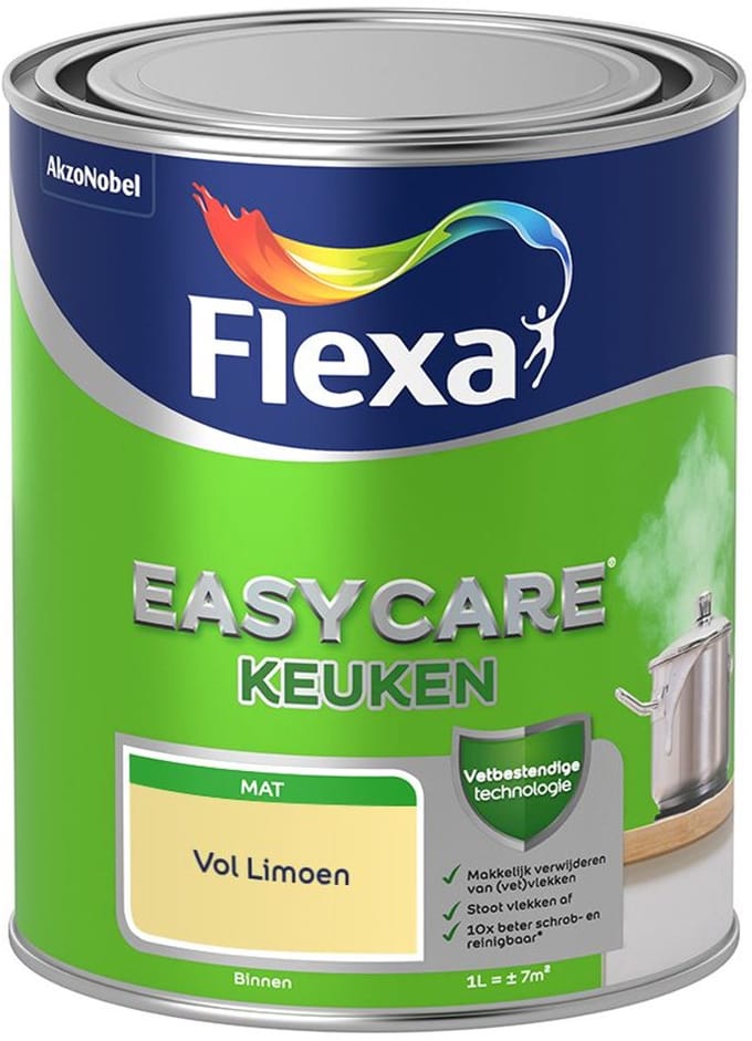 Flexa - Easycare Keuken - Vol Limoen - Mengverf - 1 L