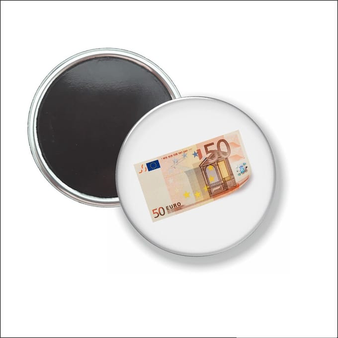 Button Met Magneet - 50 Euro - NIET VOOR KLEDING