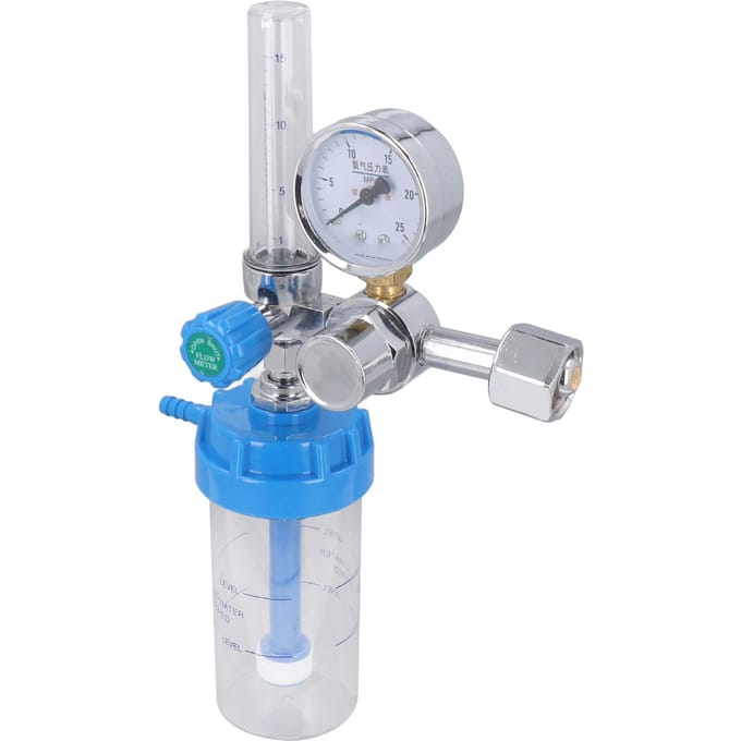 Y008 Zuurstofdrukregelaar Boei Type Inhalator Flowmeter Absorber met BSP 5/8 Inch Inlaat
