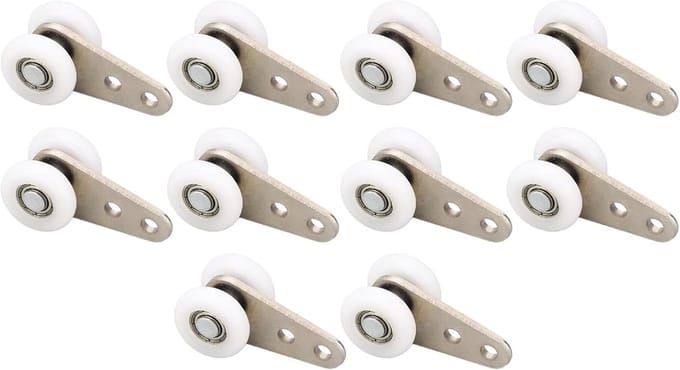 Dailygoods- Schuifdeur Riemrol 10 Stuks - Nylon Katrollen 23 mm