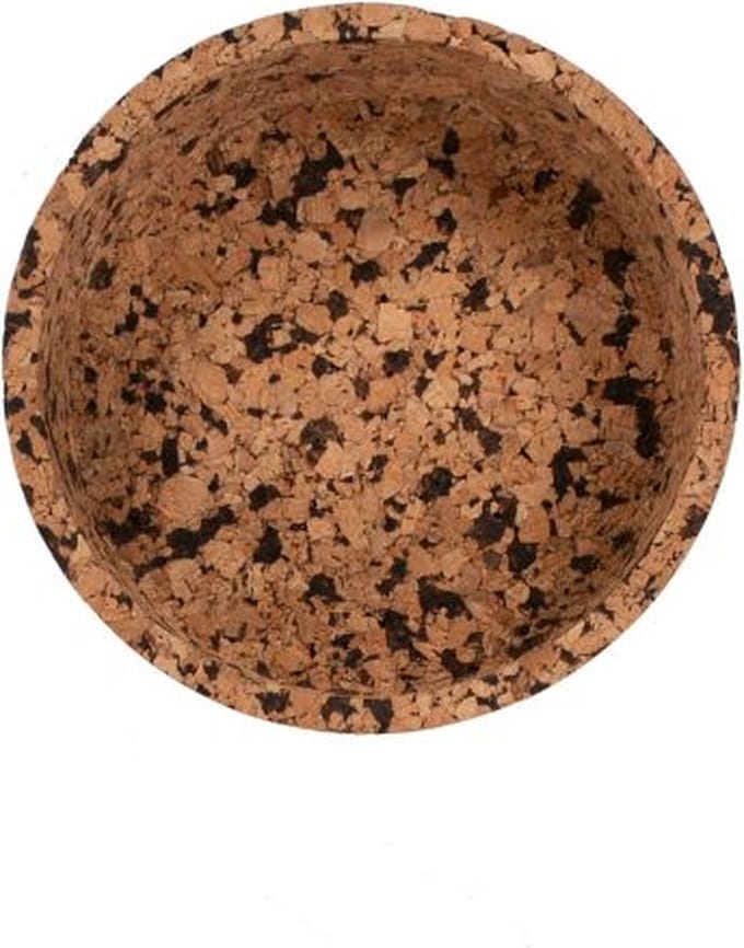 ZICZAC - Kom - QUERCO - 100% kurk - Vlek- en waterafstotend - Rond - 20cm - Coal