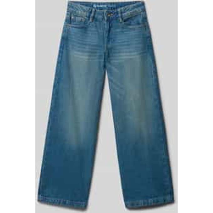 Wide leg jeans in 5-pocketmodel, model 'Marall'
