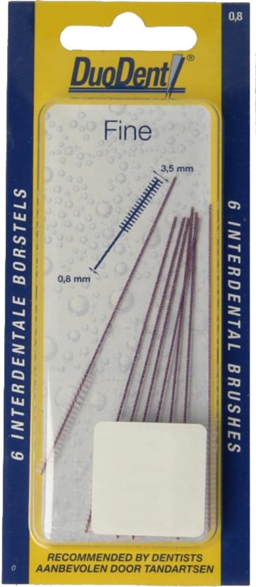 Duodent Interdentale borstels fine 8 Stuks