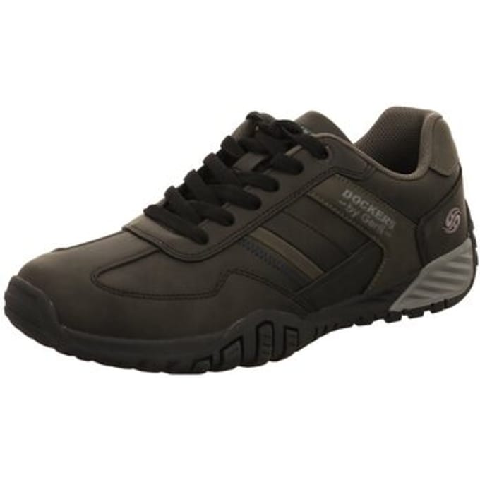 Dockers by Gerli Heren Sneakers Sneaker Soft‑Insock Gelzool 54BN003‑650‑120 zwart/grijs