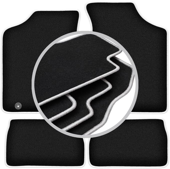 CARLUX-SILVER automatten voor: Peugeot 106 hatchback (1991-2003)