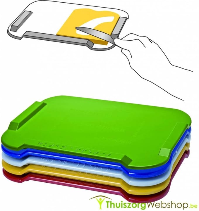 Ontbijtplank Antislip - Rood
