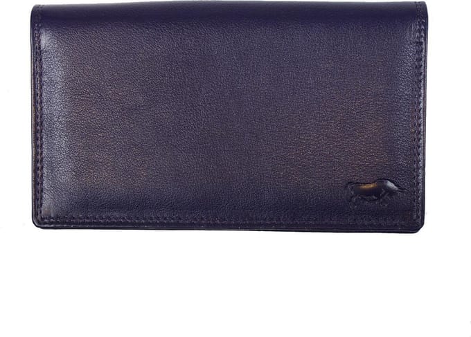 Portemonnee - Aubergine - Leer - Portemonnee Dames - Portefeuille