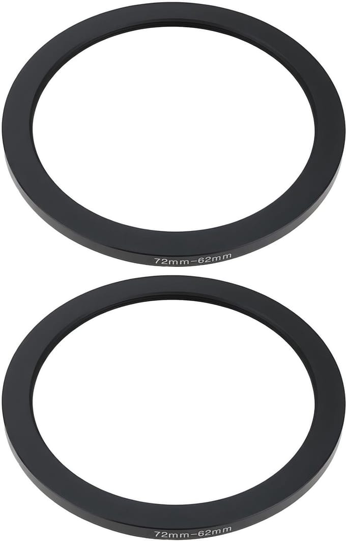 Cosensi - Digitale Adapter Ring 72mm naar 62mm voor Camera's, Set van 2