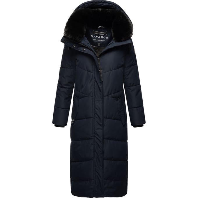 Navahoo dames gewatteerde winterjas Hingucker – Extra Lang & Warm
