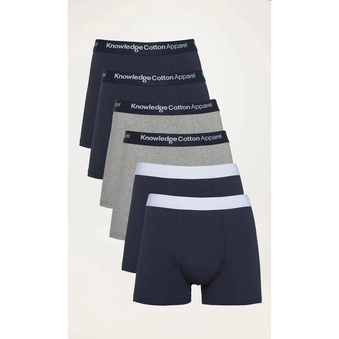 Boxershorts KnowledgeCotton Apparel Anker (x6)