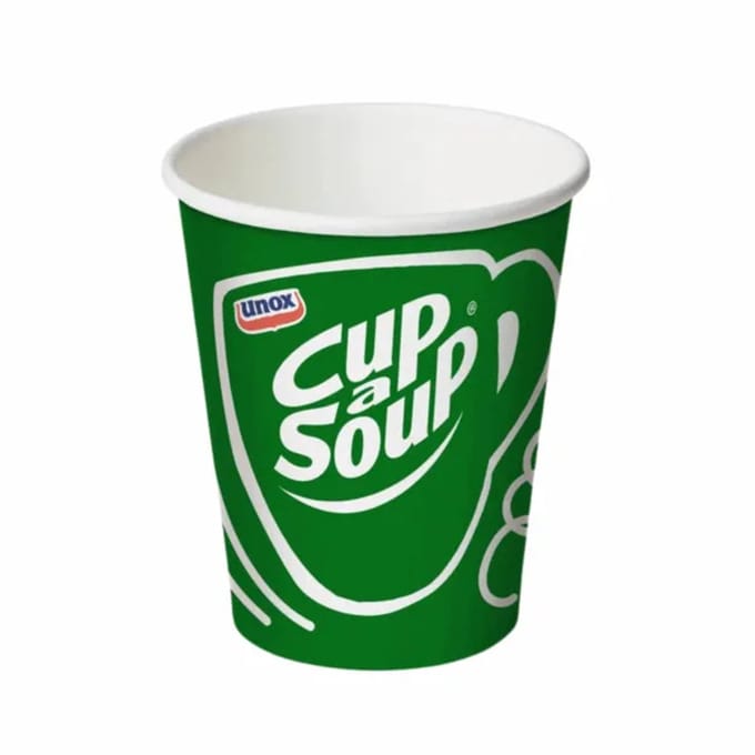Cup-a-Soup Bekers 175 ml – 50 stuks – Kartonnen bekers