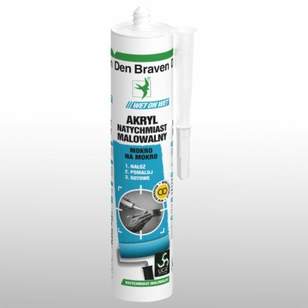 Den Braven Acrylique Immédiatement Peignable Humide sur Humide 300ml