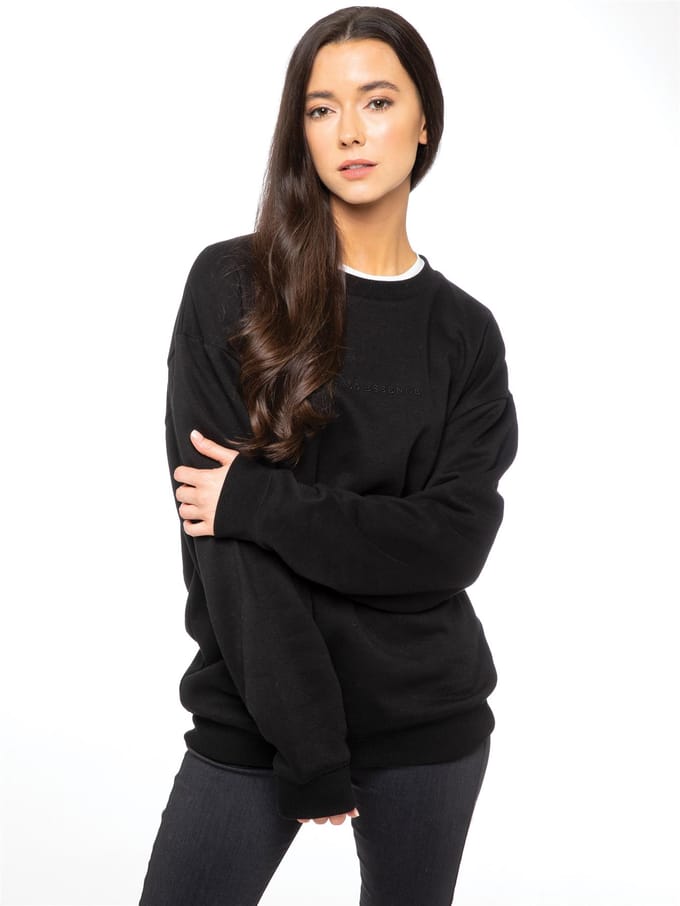 Enzo Dames Geborduurd Oversized Sweatshirt