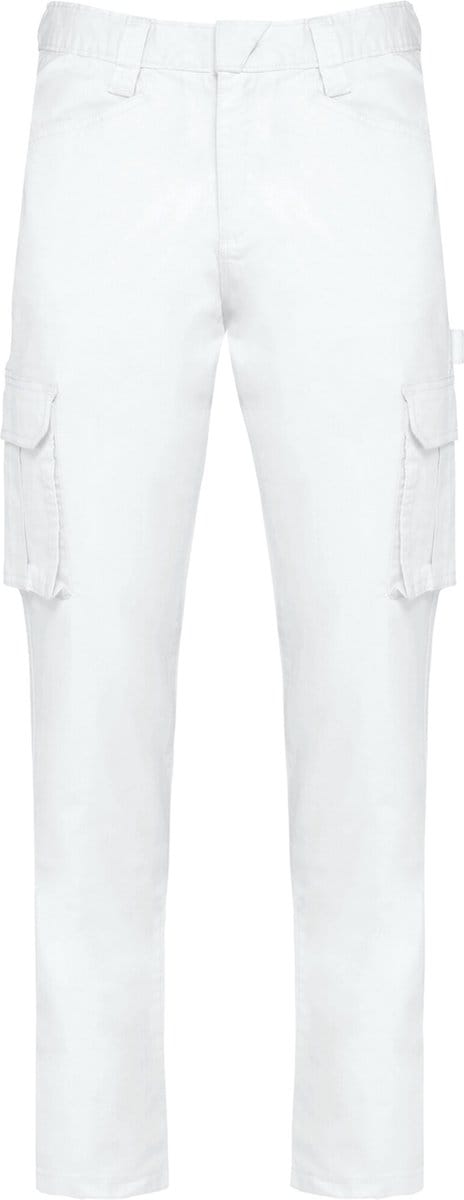 WK. Designed To Work Ecologische herencargobroek WK703 - White - M