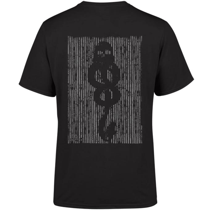 Harry Potter The Dark Arts Death Eater Lines T-Shirt With Embroidery - Black - S