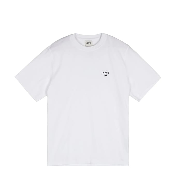 Heren T-shirt Heart Logo Tee White