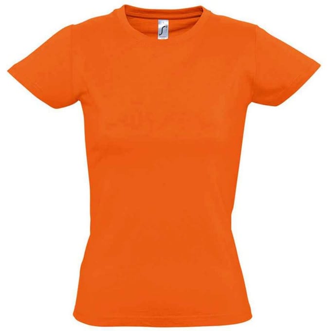 SOLS Dames/Dames Imperial T-shirt (Oranje)