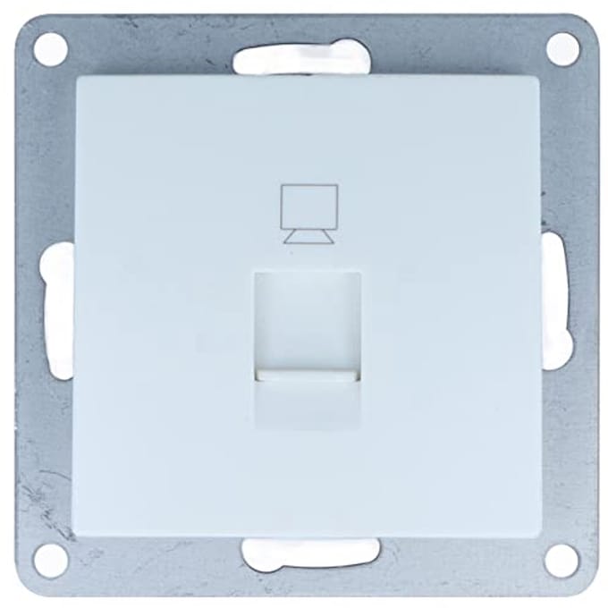 Lichtschakelaar, Dimmer, Schuko Stopcontacten, Glazen Frame, Kunststof Frame, VDE-Goedkeuring, CAT5 Netwerkdoos