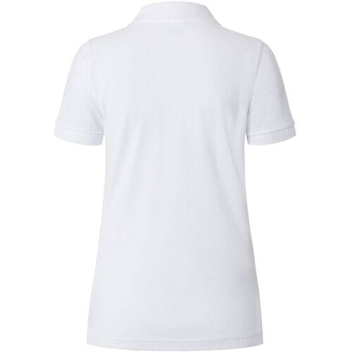 (6 stuks) KARLOWSKY Dames Werkkleding Poloshirt Basic - Wit - maat: S