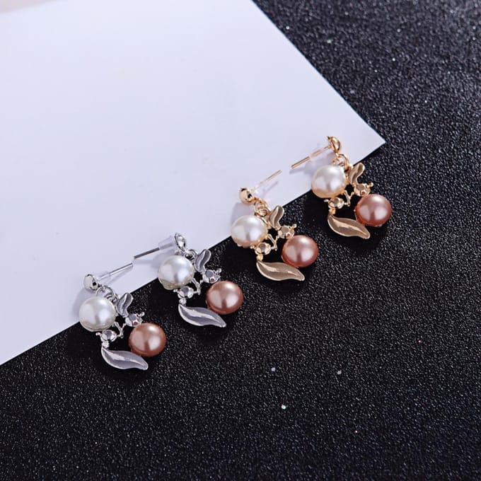 Elegante Strass Oorbellen Feest Ketting Oor Nep Set Dames Sieraden goud