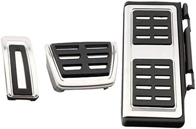 Auto Pedaal Covers - Voetsteun Pedalen - Verbeterde Grip - Antislip Ontwerp - 3 Stuks Set - Metaal