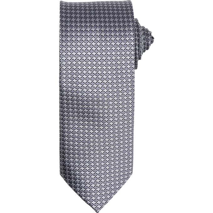 Premier Puppytooth Stropdas (Zilver)
