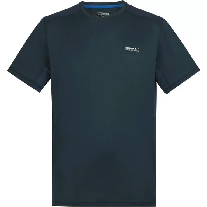 Virda heren T-shirt met korte mouwen en mesh-stof