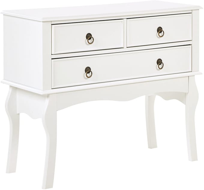 LAMAR - Kaptafel - Wit - MDF