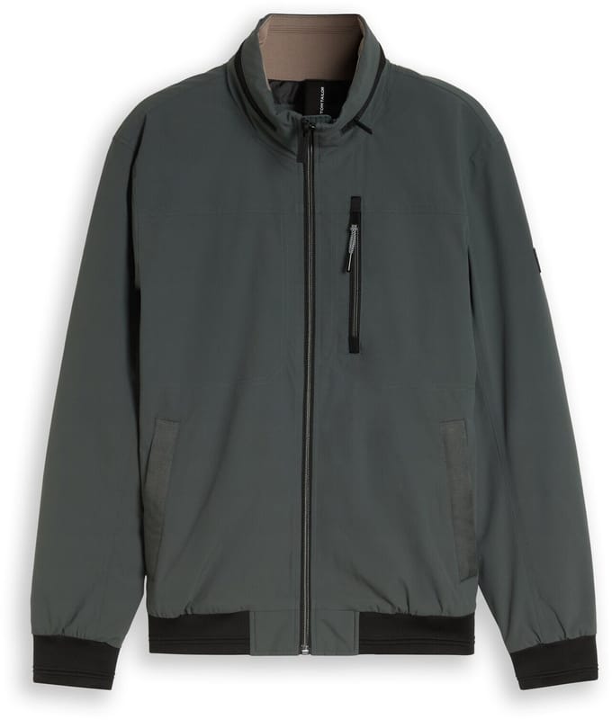Tom Tailor - Blouson met weg te stoppen capuchon - Maat M - Darkest Olive
