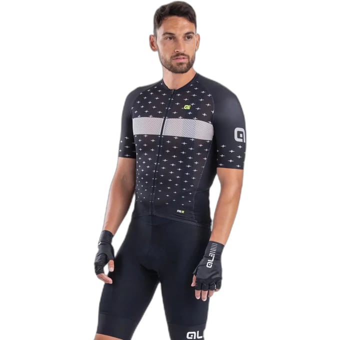 Ale Fietsshirt Korte Mouwen Graphics PRR Stars - Zwart - M - Valt klein