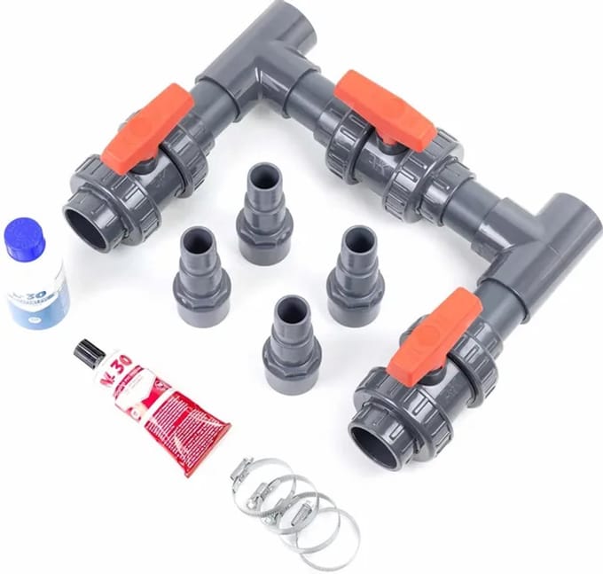 Bypass kit voor warmtepomp basis