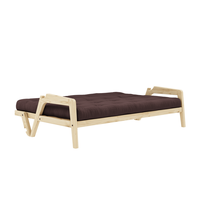 Karup Grab Slaapbank - 715 Brown - 101ClearLacquered