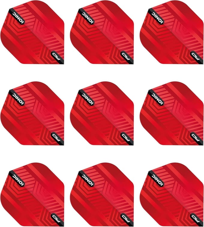 Dartpijlen Set - 9 Stuks Professionele Dartpijlen met Ionische Afwerking