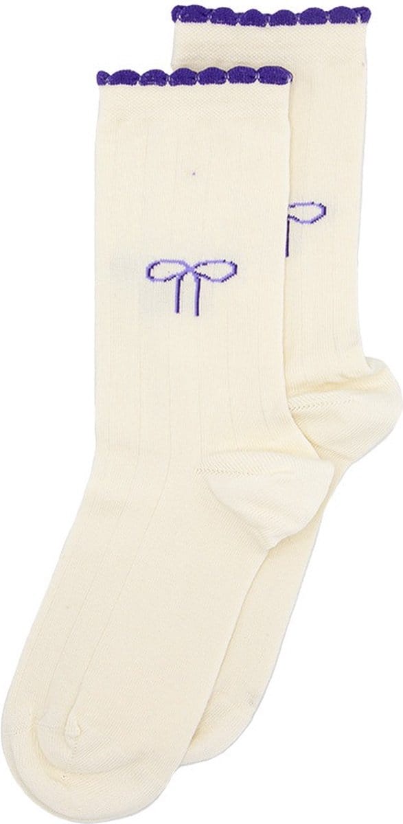 Alfredo Gonzales dames sokken coquette bow wit