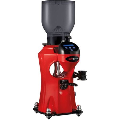 GGM Gastro Kaffeemühle - 2kg - 45dB - Mit automatischer Dosierung - Rot Rood