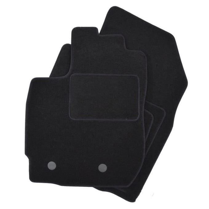 Tapis De Sol Noir Velours - J&J Automotive - Dacia 2014-2017 - Sur Mesure - Antidérapant - Imperméable
