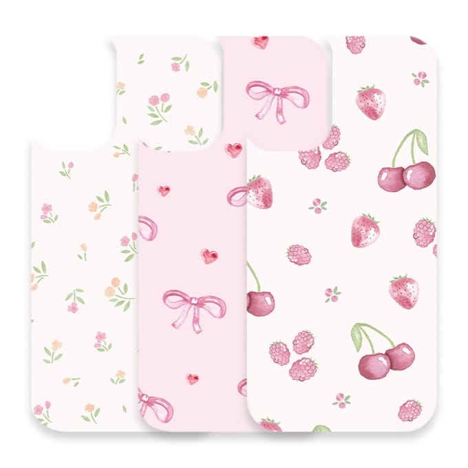 Holdit Print Pack voor de Apple iPhone 16 - Pink Breeze
