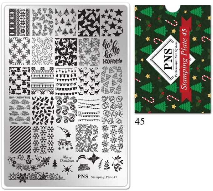 PNS Stamping Plate 45 CHRISTMAS TIME