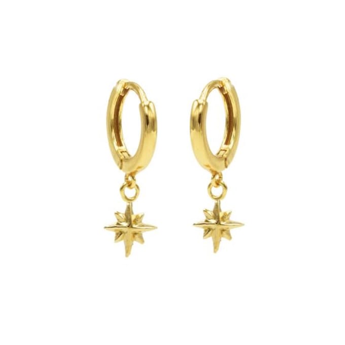 Karma hinged hoops symbool morning star gold M1936HIN