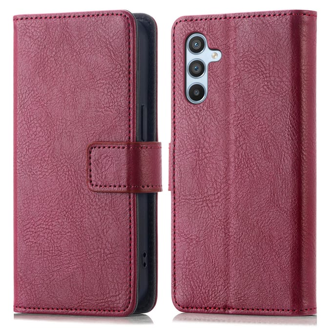 imoshion Luxe Bookcase voor de Samsung Galaxy A34 (5G) - Bordeaux
