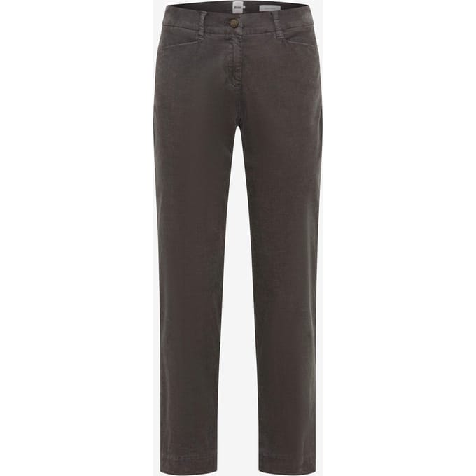 Brax Dames Flatfrontbroek  Style MARA S SMOKE GREY, donkergrijs, maat 36