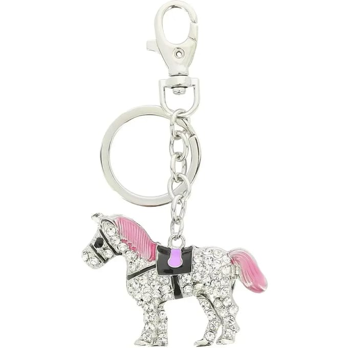 Set van 5 sleutelhangers Equi-Kids Rosa