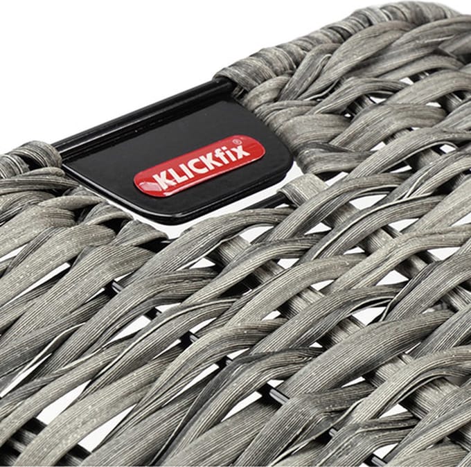 KLICKfix Structura Voorkant Fietsmand 16 l Kunststof Grijs