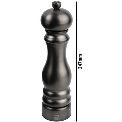 (6 stuks) PEUGEOT PARIS CHEF - Zoutmolen - u'Select - Carbon - Hoogte: 220mm