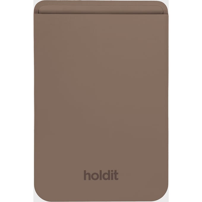 Mocha Brown Card Holder Silicone Magsafe Compatible
